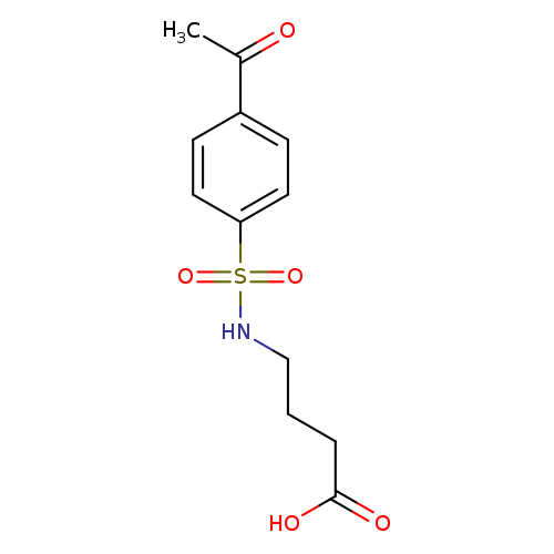 4-(4-Acetylphenylsulfonamido)butanoic acid
