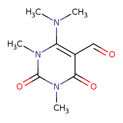 6-(Dimethylamino)-1,3-dimethyl-2,4-dioxo-1,2,3,4-tetrahydropyrimidine-5-carbaldehyde