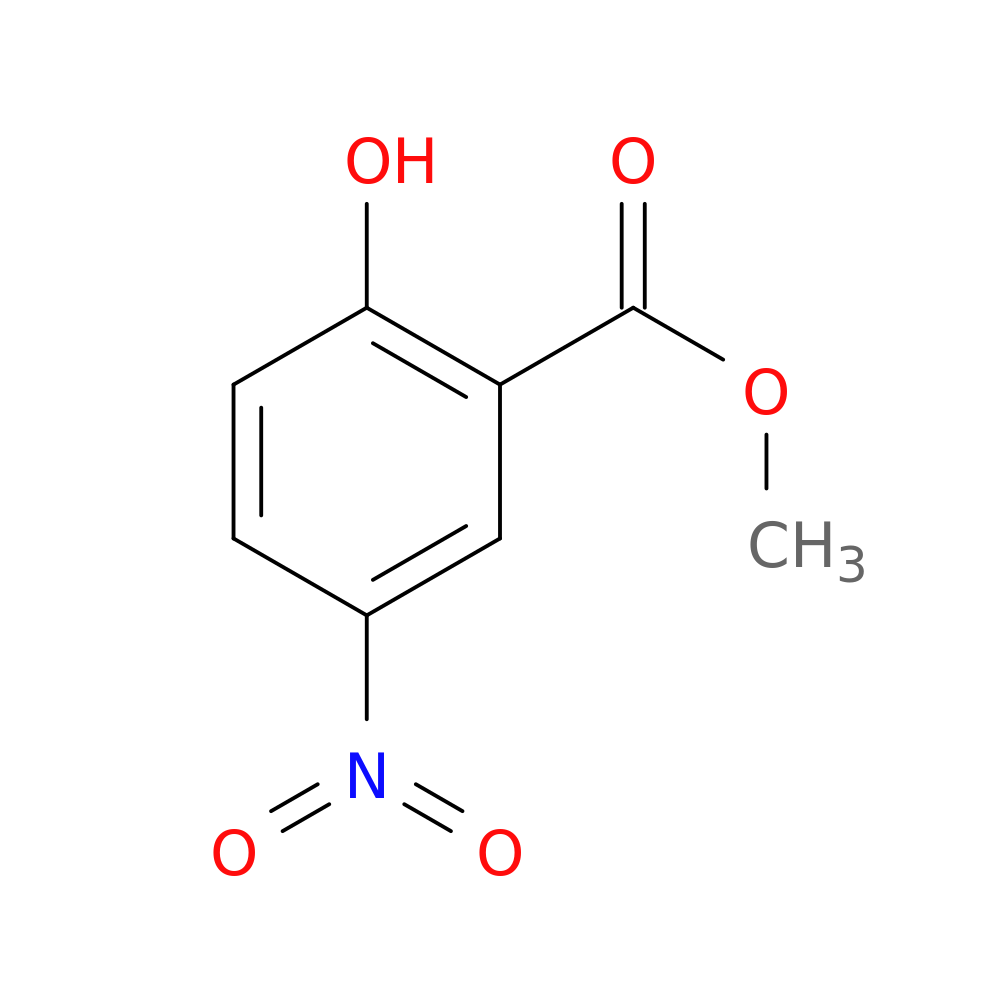 Benzoic acid, 2-hydroxy-5-nitro-, methyl ester
