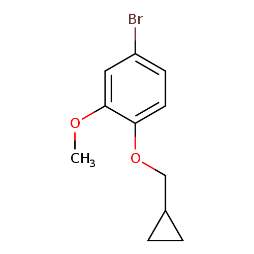 4-Bromo-1-(cyclopropylmethoxy)-2-methoxybenzene