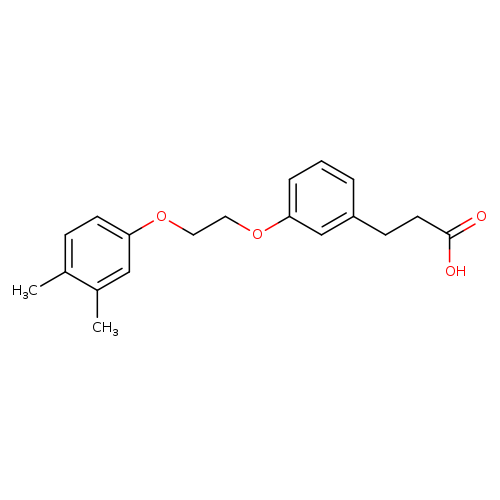 3-(3-(2-(3,4-Dimethylphenoxy)ethoxy)phenyl)propanoic acid