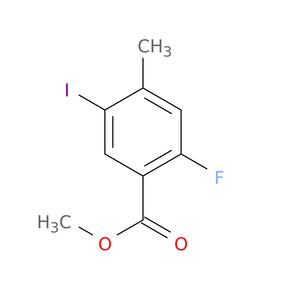 2-Fluoro-5-iodo-4-methyl-benzoic acid methyl ester