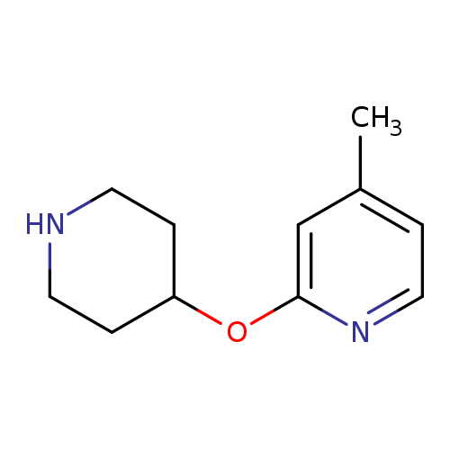 4-methyl-2-(piperidin-4-yloxy)pyridine