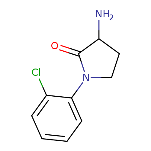 3-amino-1-(2-chlorophenyl)pyrrolidin-2-one