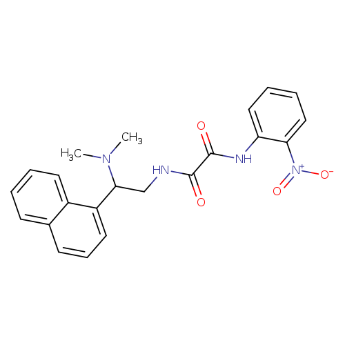 N'-[2-(dimethylamino)-2-(naphthalen-1-yl)ethyl]-N-(2-nitrophenyl)ethanediamide