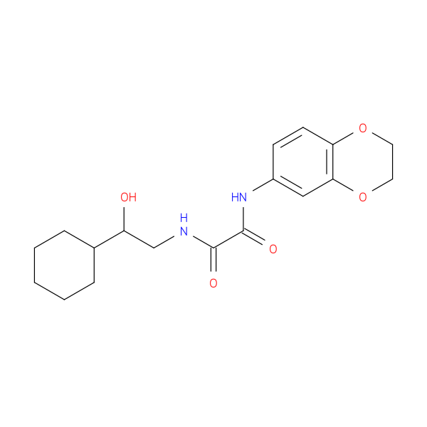 N'-(2-cyclohexyl-2-hydroxyethyl)-N-(2,3-dihydro-1,4-benzodioxin-6-yl)ethanediamide