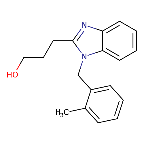 3-{1-[(2-methylphenyl)methyl]-1H-1,3-benzodiazol-2-yl}propan-1-ol
