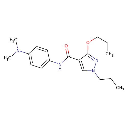 N-[4-(dimethylamino)phenyl]-3-propoxy-1-propyl-1H-pyrazole-4-carboxamide