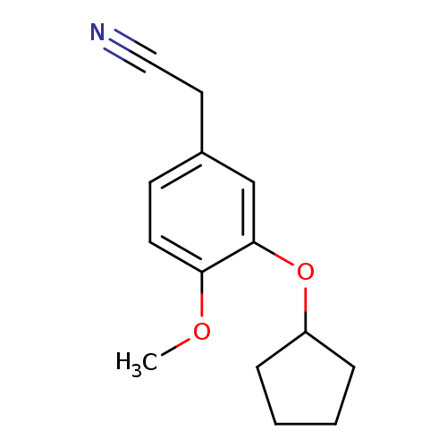 Benzeneacetonitrile, 3-(cyclopentyloxy)-4-methoxy-