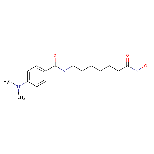 Benzamide, 4-(dimethylamino)-N-[7-(hydroxyamino)-7-oxoheptyl]-