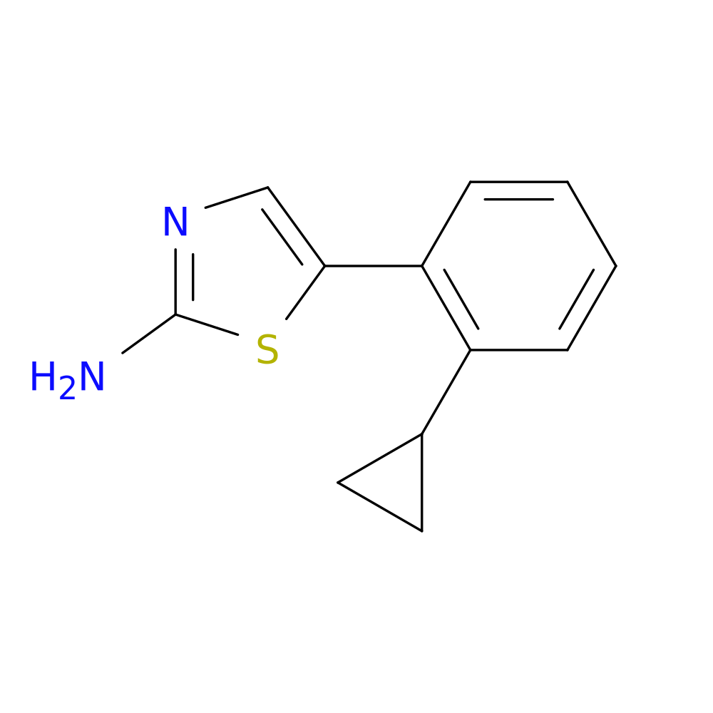 5-(2-Cyclopropylphenyl)thiazol-2-amine