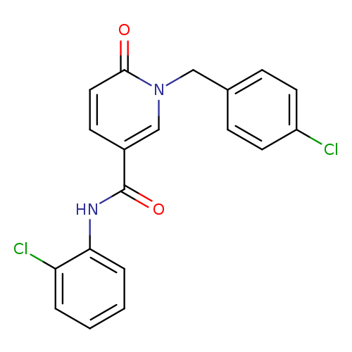 N-(2-chlorophenyl)-1-[(4-chlorophenyl)methyl]-6-oxo-1,6-dihydropyridine-3-carboxamide