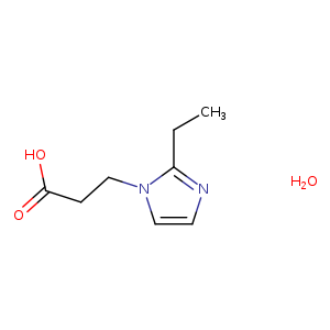 3-(2-ethyl-1H-imidazol-1-yl)propanoic acid hydrate