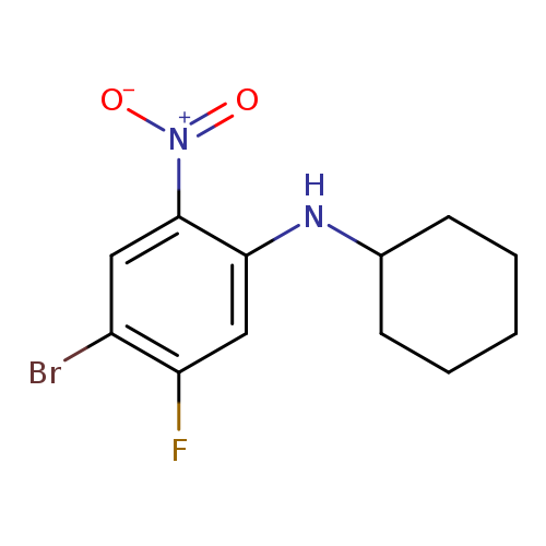 4-Bromo-N-cyclohexyl-5-fluoro-2-nitroaniline