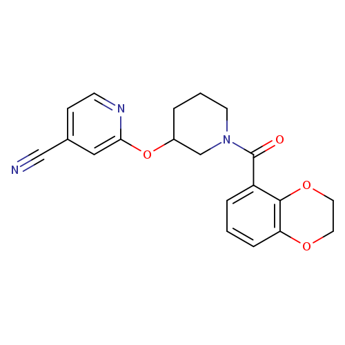 2-{[1-(2,3-dihydro-1,4-benzodioxine-5-carbonyl)piperidin-3-yl]oxy}pyridine-4-carbonitrile