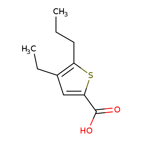 4-ethyl-5-propylthiophene-2-carboxylic acid