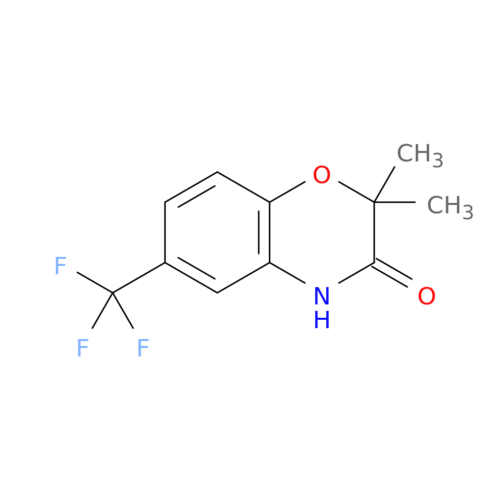 2,2-Dimethyl-6-(trifluoromethyl)-2H-benzo[b][1,4]oxazin-3(4H)-one