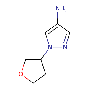 1H-Pyrazol-4-amine, 1-(tetrahydro-3-furanyl)-