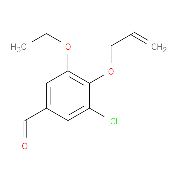 4-(allyloxy)-3-chloro-5-ethoxybenzaldehyde