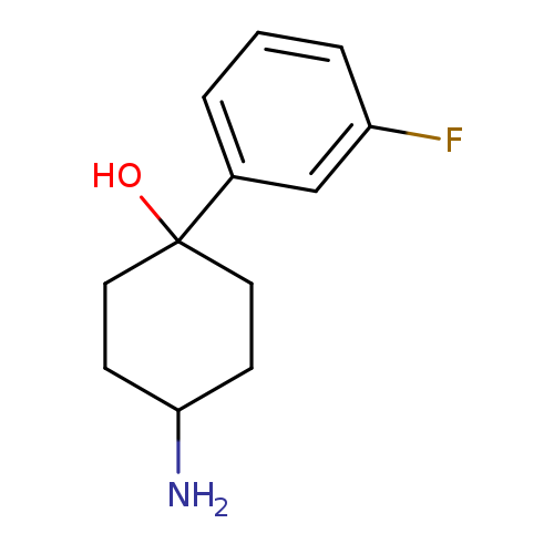 4-amino-1-(3-fluorophenyl)cyclohexan-1-ol