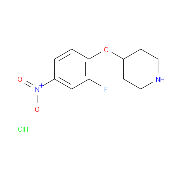 4-(2-Fluoro-4-nitrophenoxy)piperidine, HCl