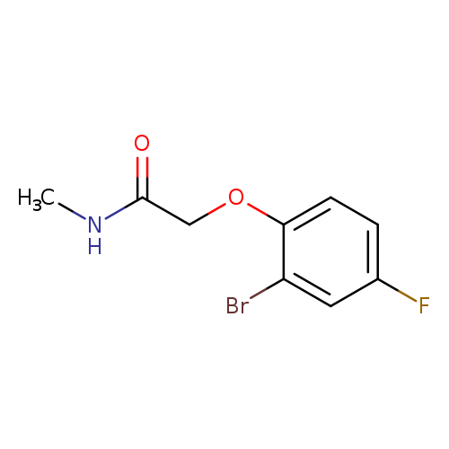 2-(2-Bromo-4-fluorophenoxy)-N-methylacetamide