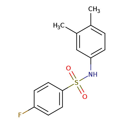 N-(3,4-dimethylphenyl)-4-fluorobenzenesulfonamide