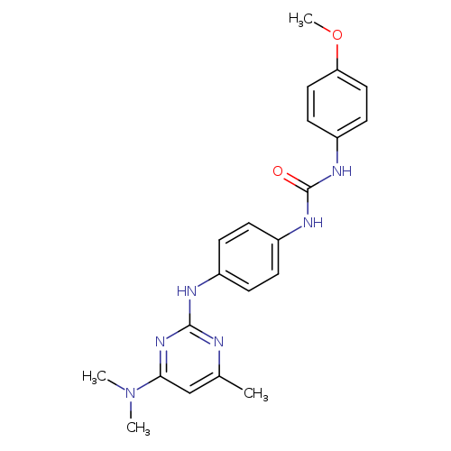 3-(4-{[4-(dimethylamino)-6-methylpyrimidin-2-yl]amino}phenyl)-1-(4-methoxyphenyl)urea