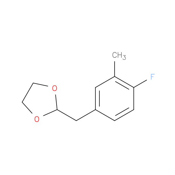 4-Fluoro-3-methyl (1,3-dioxolan-2-ylmethyl)benzene