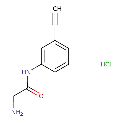 2-amino-N-(3-ethynylphenyl)acetamide hydrochloride