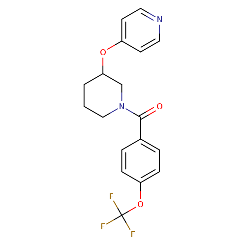 4-({1-[4-(trifluoromethoxy)benzoyl]piperidin-3-yl}oxy)pyridine