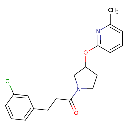 3-(3-chlorophenyl)-1-{3-[(6-methylpyridin-2-yl)oxy]pyrrolidin-1-yl}propan-1-one