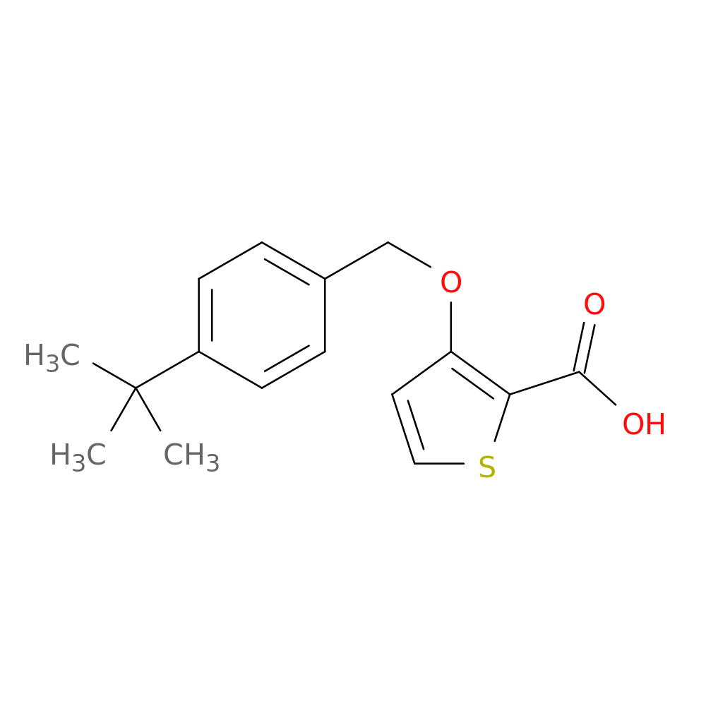 3-[(4-tert-butylphenyl)methoxy]thiophene-2-carboxylic acid