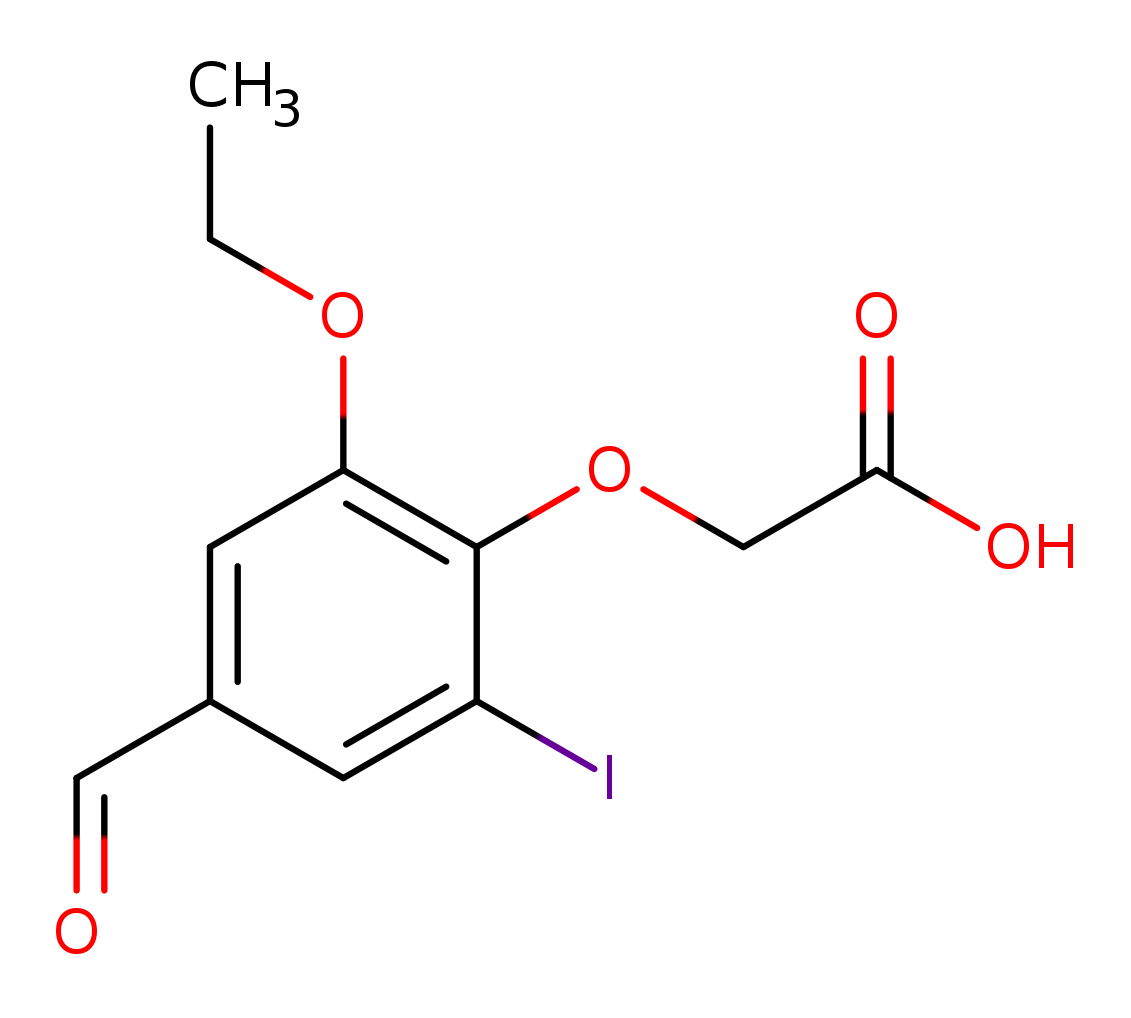 2-(2-ethoxy-4-formyl-6-iodophenoxy)acetic acid