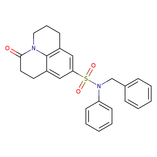 N-benzyl-2-oxo-N-phenyl-1-azatricyclo[7.3.1.0^{5,13}]trideca-5,7,9(13)-triene-7-sulfonamide