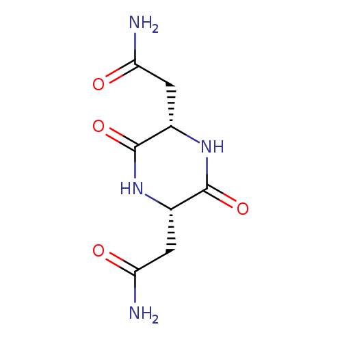 2-[(2S,5S)-5-(carbamoylmethyl)-3,6-dioxopiperazin-2-yl]acetamide