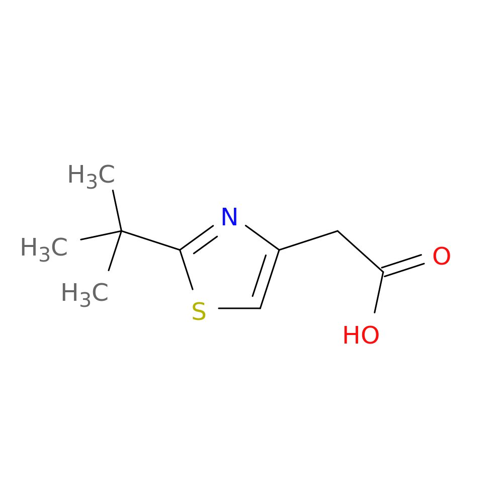 2-(2-tert-Butyl-1,3-thiazol-4-yl)acetic acid