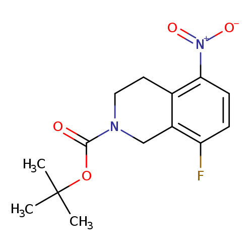 tert-butyl 8-fluoro-5-nitro-1,2,3,4-tetrahydroisoquinoline-2-carboxylate