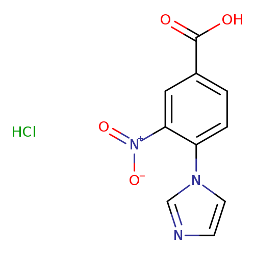 4-(1H-imidazol-1-yl)-3-nitrobenzoic acid hydrochloride