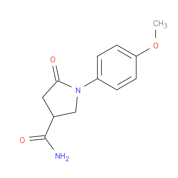1-(4-Methoxyphenyl)-5-oxopyrrolidine-3-carboxamide