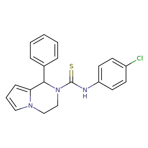 N-(4-chlorophenyl)-1-phenyl-1H,2H,3H,4H-pyrrolo[1,2-a]pyrazine-2-carbothioamide