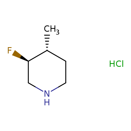 Trans-3-fluoro-4-methylpiperidine hydrochloride