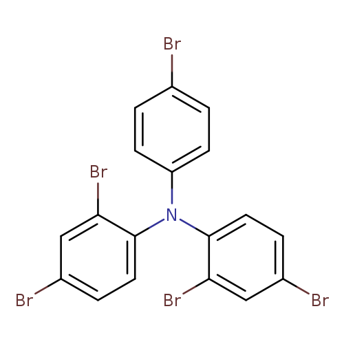 Benzenamine, 2,4-dibromo-N-(4-bromophenyl)-N-(2,4-dibromophenyl)-