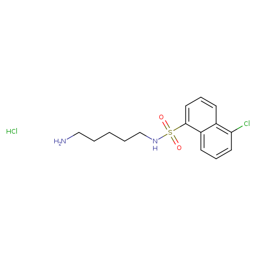1-Naphthalenesulfonamide, N-(5-aminopentyl)-5-chloro-,monohydrochloride