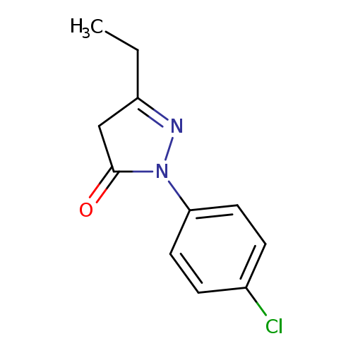 1-(4-chlorophenyl)-3-ethyl-4,5-dihydro-1H-pyrazol-5-one