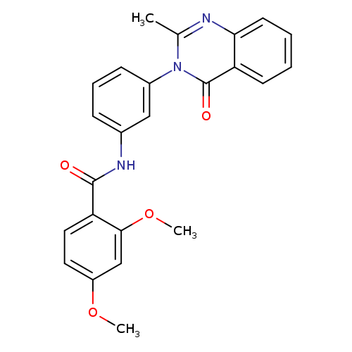 2,4-dimethoxy-N-[3-(2-methyl-4-oxo-3,4-dihydroquinazolin-3-yl)phenyl]benzamide