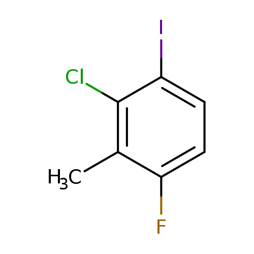 2-Chloro-4-fluoro-1-iodo-3-methylbenzene