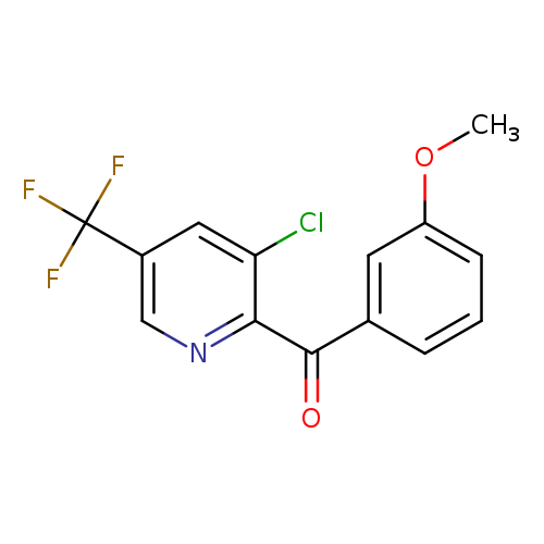3-chloro-2-(3-methoxybenzoyl)-5-(trifluoromethyl)pyridine