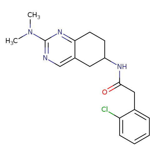 2-(2-chlorophenyl)-N-[2-(dimethylamino)-5,6,7,8-tetrahydroquinazolin-6-yl]acetamide