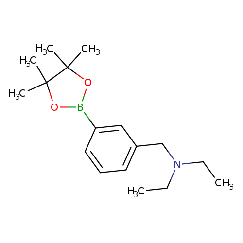 Benzenemethanamine, N,N-diethyl-3-(4,4,5,5-tetramethyl-1,3,2-dioxaborolan-2-yl)-